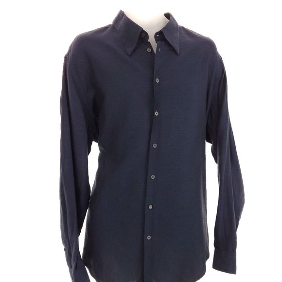 17 1/2 XL VTG VERCACE V2 ALL Over Print Mens Shirt - Picture 3 of 16